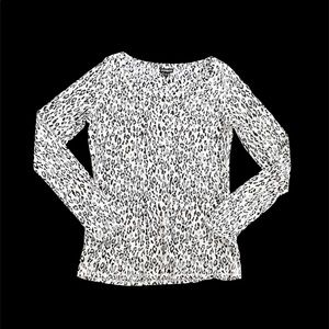 Express ladies cheetah print long sleeve